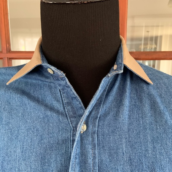 Canadian Outdoors Denim Bison Shirt - Picture 4 of 11